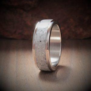 Galaxy Muddy Acrylic Stone Inlay Ring