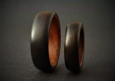 Blackwood & Teak Wood Ring