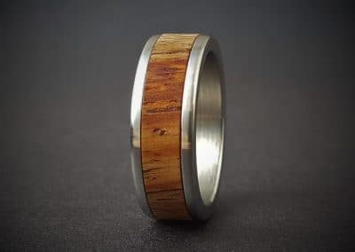 Kiaat Wood Inlay Rings